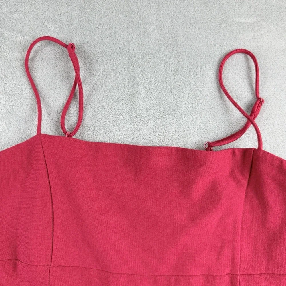 Urban Outfitters Mini Dress Womens Medium Red Adjustable Thin Straps Stretch Y2K - Picture 6 of 14